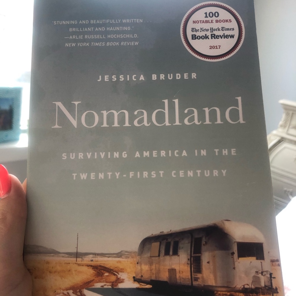 Nomadland paperback book